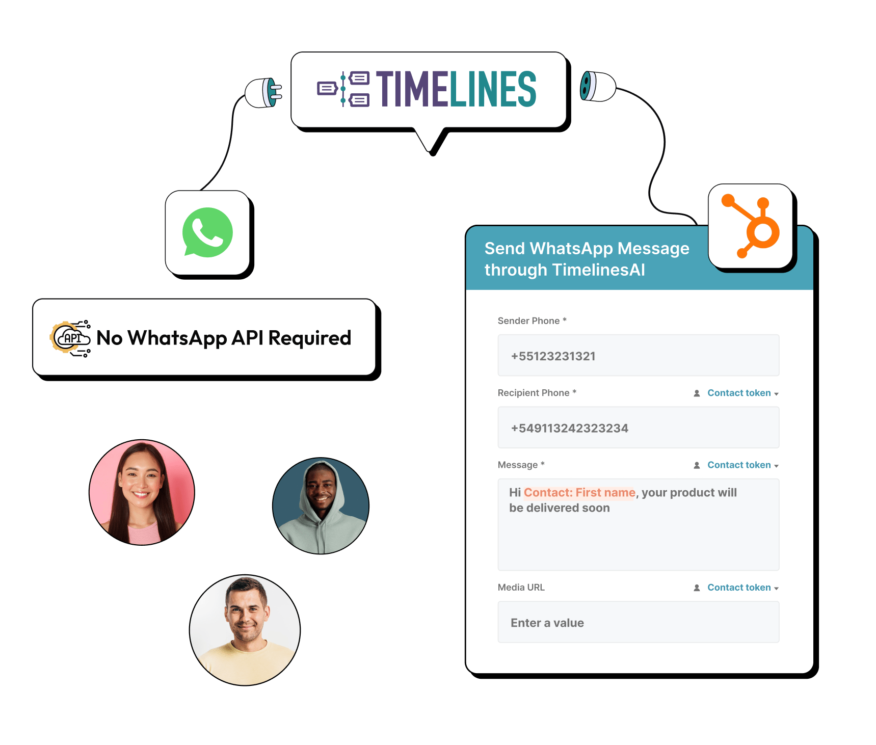 Timelines WhatsApp shared inbox widget